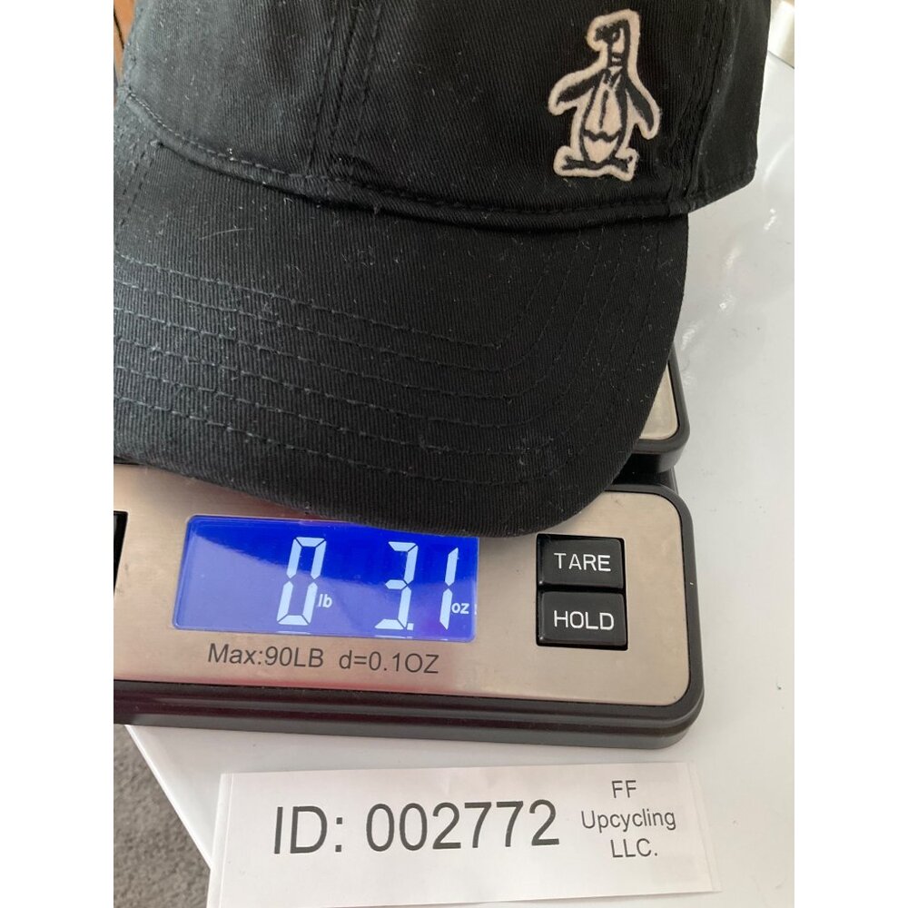 Penguin One size fits all  Baseball Hat Black Logo Cotton Adjustable Minimalist - Picture 9 of 9